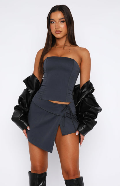 Low Waist Belted Sexy Summer Skirt