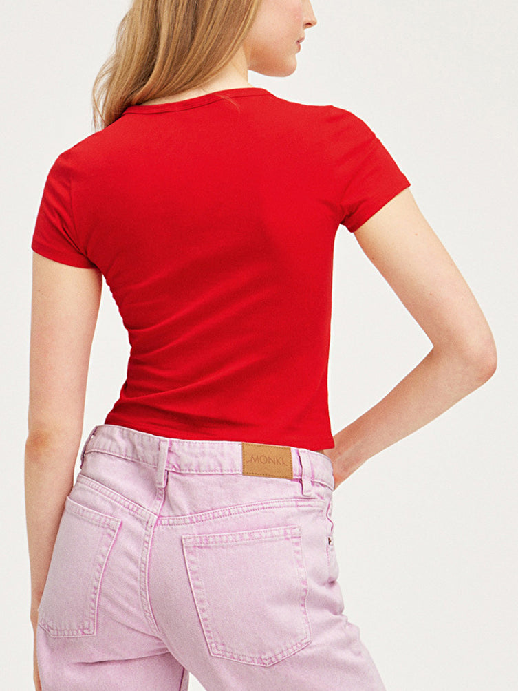 Women's Short Sleeve Cropped T-shirt