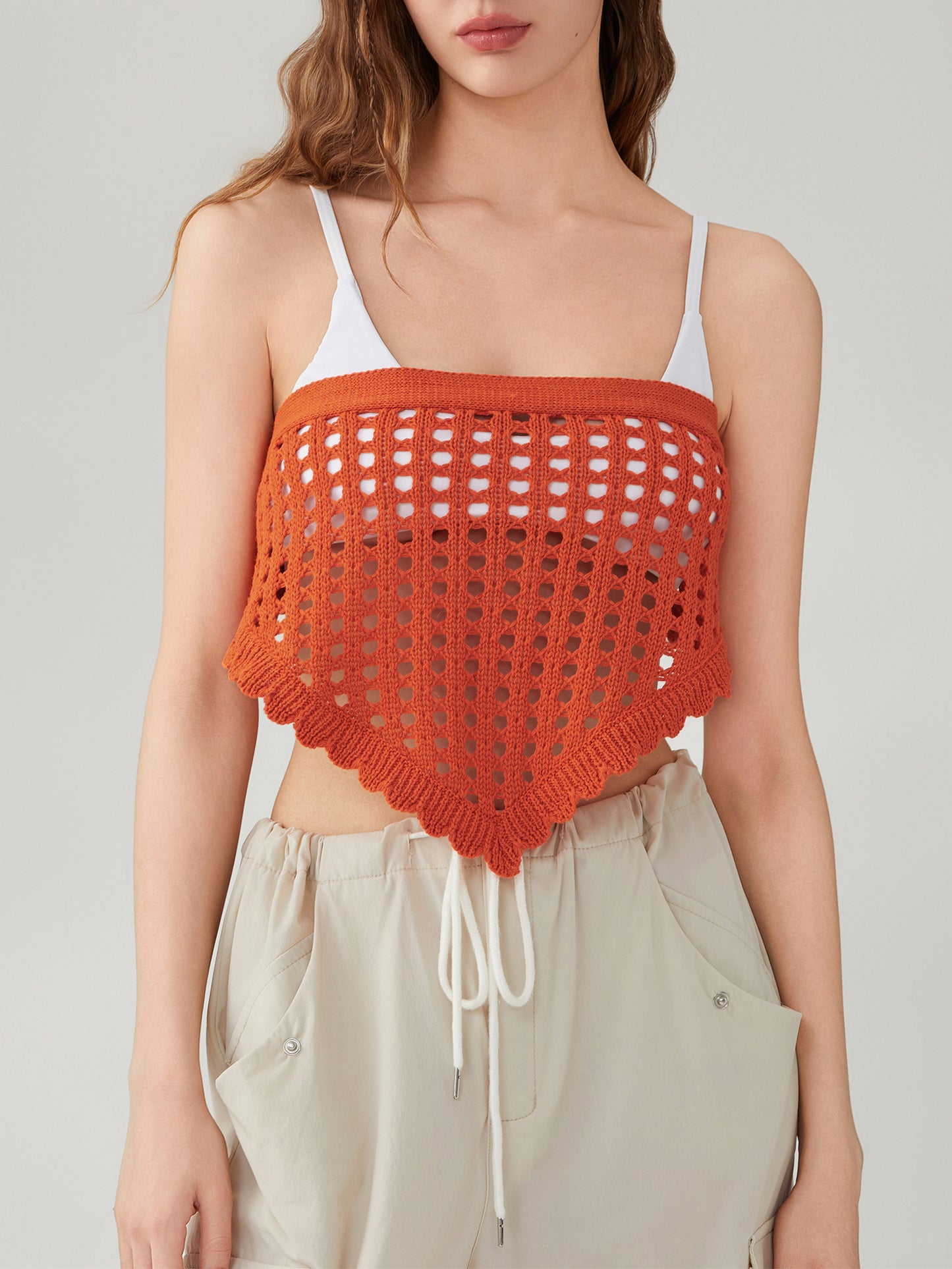 Women's Hollow Out Bandeau Top