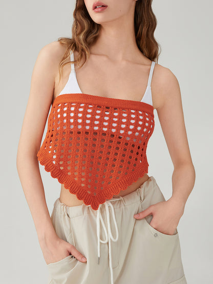 Women's Hollow Out Bandeau Top