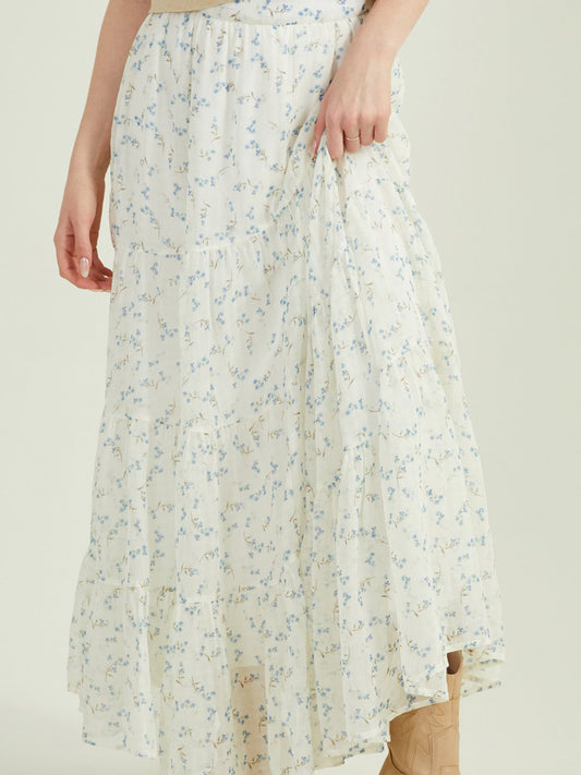 Women's Kinny Floral Maxi Skirt