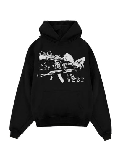 Boxy “NEW OLD WEST” Hoodie