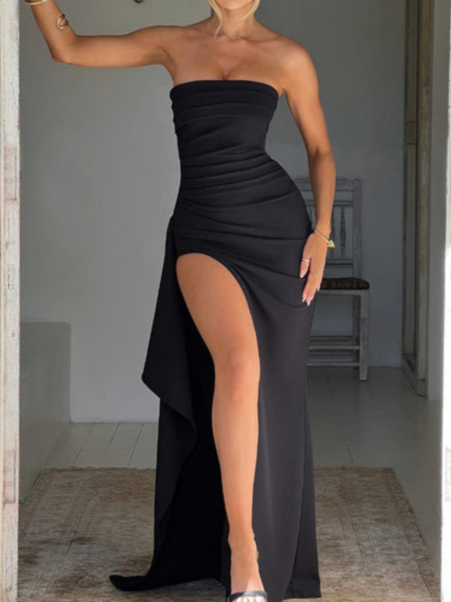 ZAFIRA SEXY SLIT DRESS