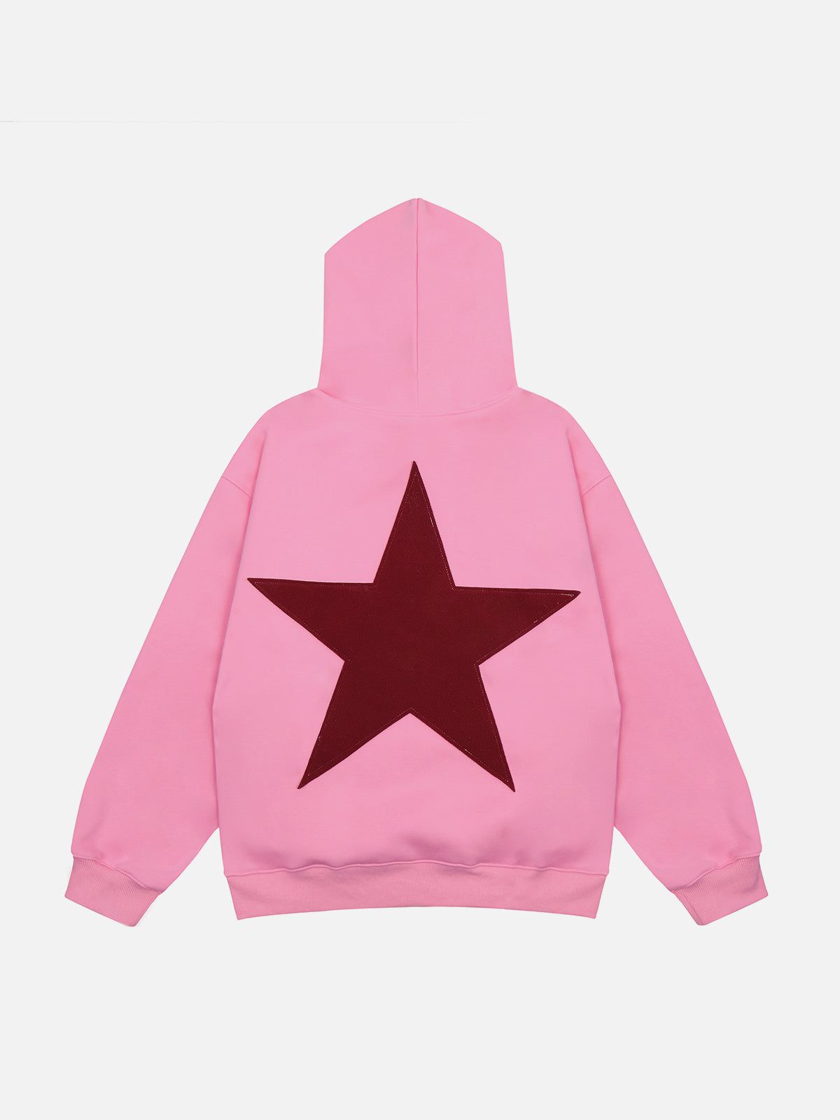 Women's Fall Hoodies Star Print Long Sleeve Hood Fleece Sweatshirt