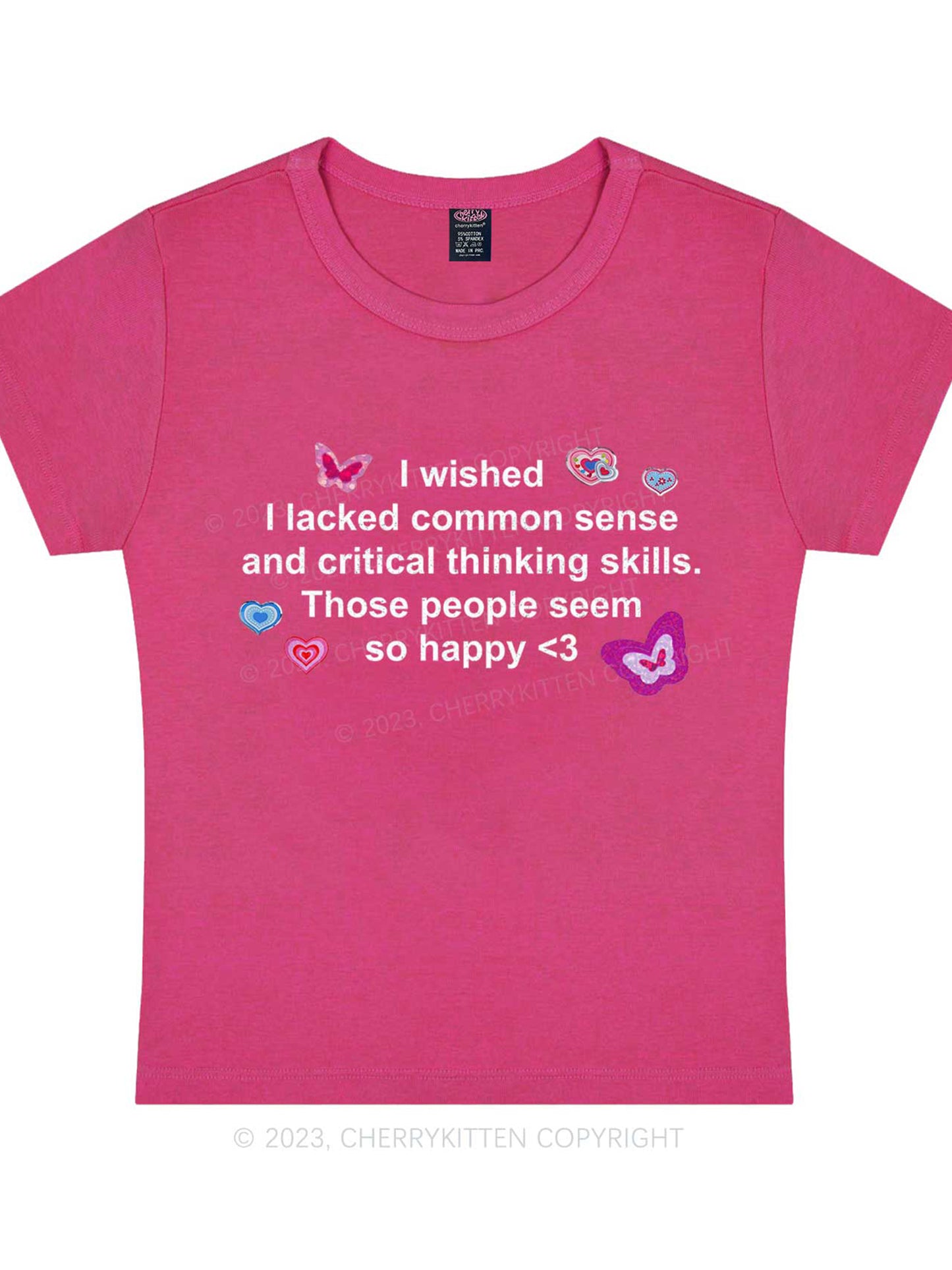 Women's Lacked Critical Thinking Skill y2k T-Shirt