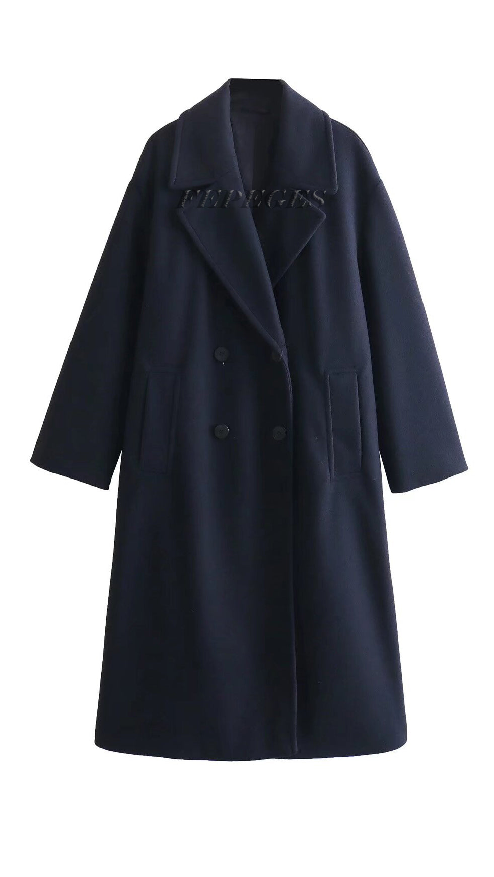 Zatrax Autumn and Winter New Lapel Long Coat