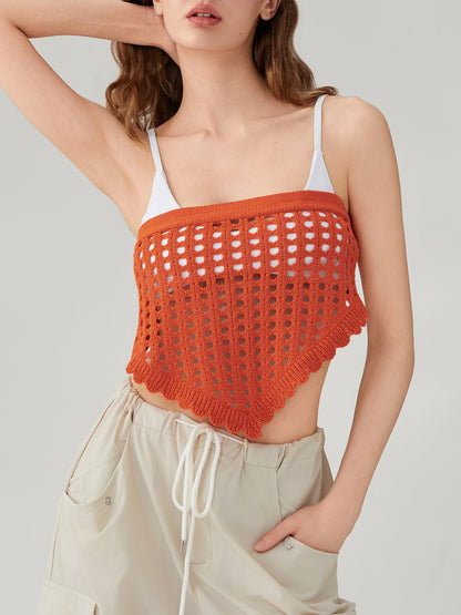 Women's Hollow Out Bandeau Top